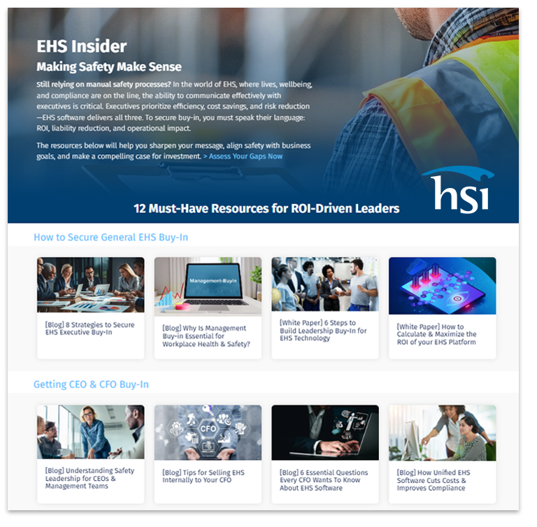 How to Build the Case For EHS Software