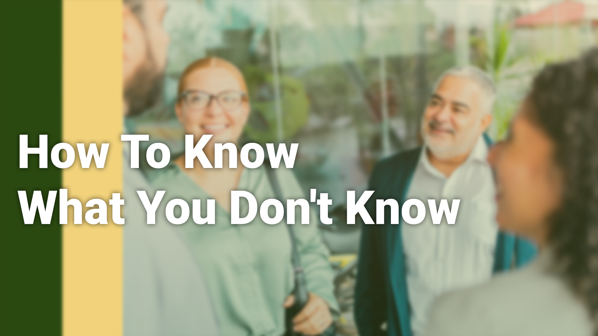 How To Know What You Don't Know