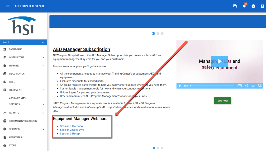 Otis - Webinar location