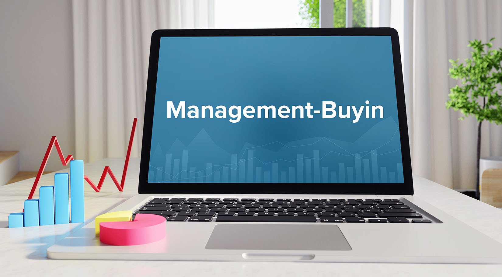 Computer showing Management Buyin